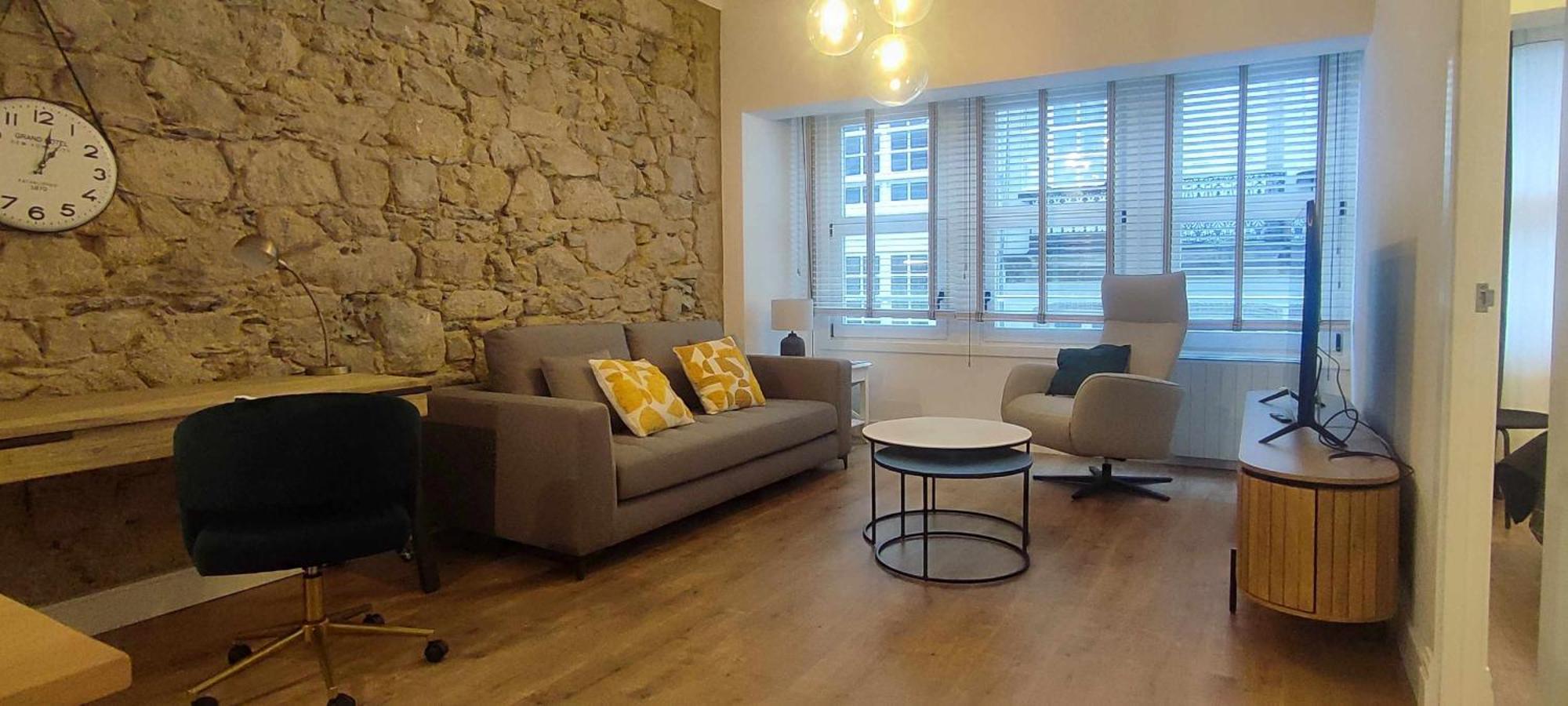 Apartment Calle Real Con Patio Ferrol